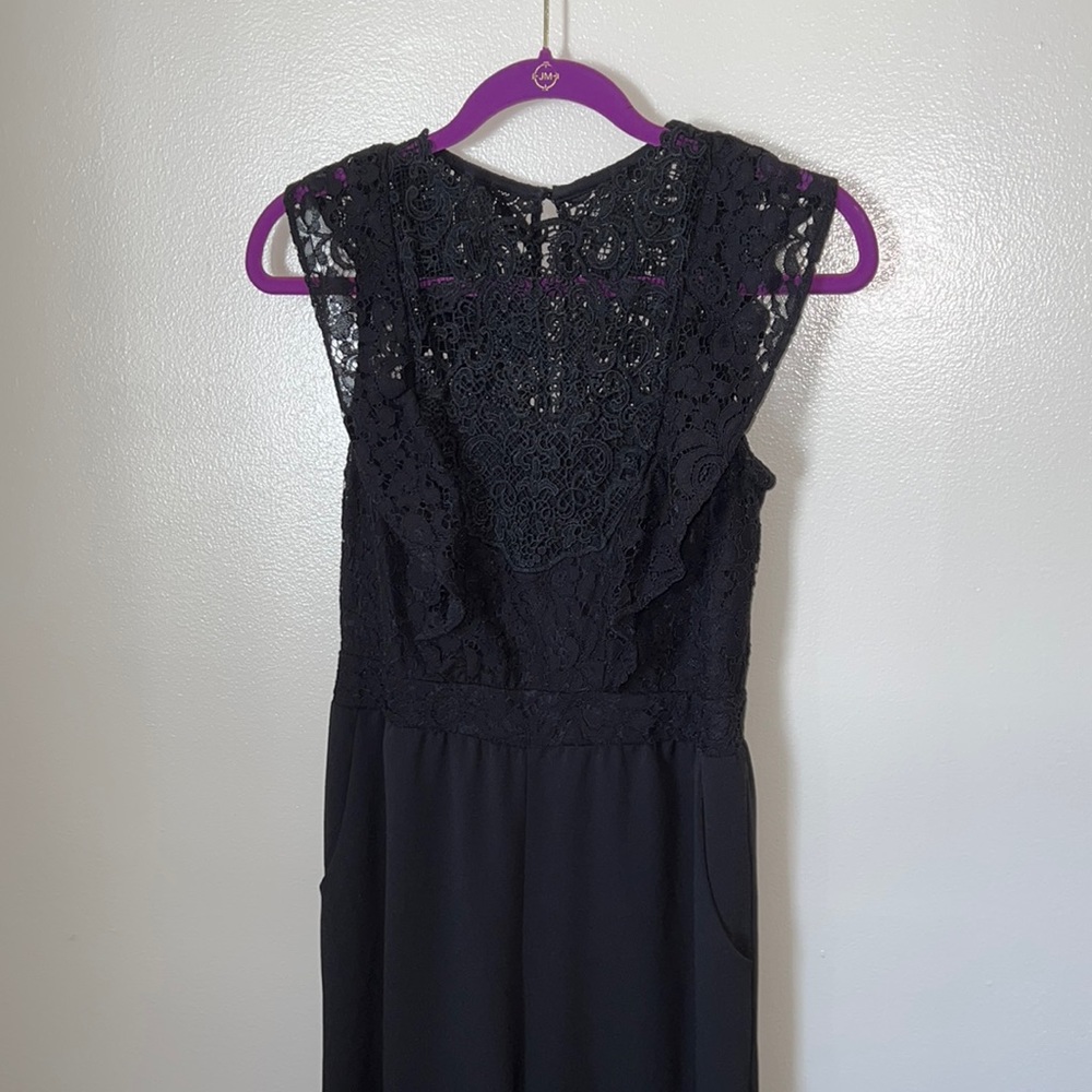 Xhilaration Black Lace Jumpsuit
